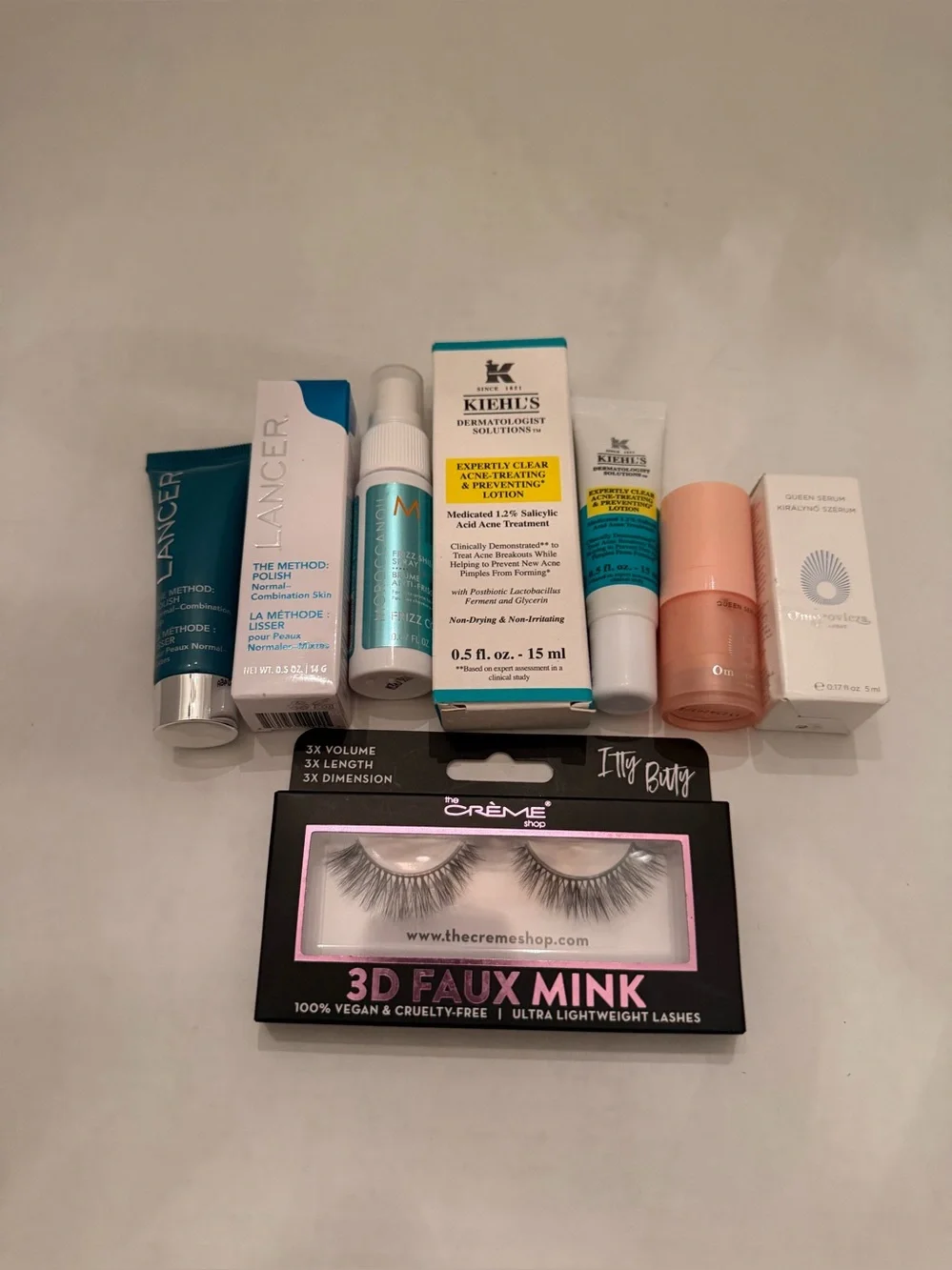 Travel Bundle luxury products skincare & Haircare